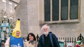 Trolley push raises awareness of UK food poverty