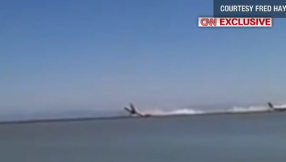 Asiana Crash VIDEO: CNN footage shows plane flown by pilot Lee Kang-kuk crash-landing
