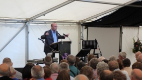 Emotional celebrations before Wycliffe Bible Translator\'s big move