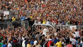 Pope ends US visit with plea to trust in the working of the Holy Spirit.