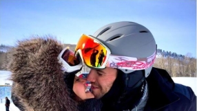 Nina Dobrev and boyfriend Austin Stowell celebrate the holidays together