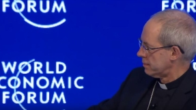 Justin Welby challenges Davos elite: Materialism will not help fight extremists