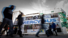 Meet the priest offering confession on a double-decker bus