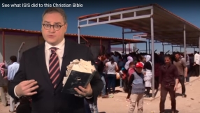 ISIS Militants Drilled Bullet Hole In Bible To \'Desecrate Symbol Of Christianity\'