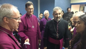 Archbishop of Canterbury visits site of baptism of Jesus â surrounded by landmines