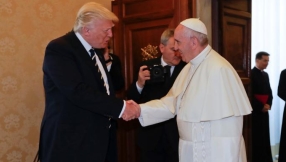 All smiles as Pope Francis meets with Donald Trump at the Vatican