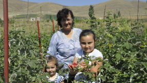 We used to be poor. Now we have raspberries