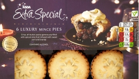 Over 18s only: ID required to sample Asda's Christmas mince pies