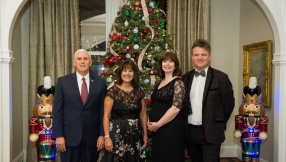 'In Christ Alone': Keith and Kristyn Getty sing hymns and carols for Vice President Mike Pence