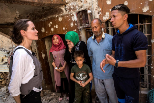 Angelina Jolie says ISIS-ravaged Mosul is the 'worst devastation' she ...