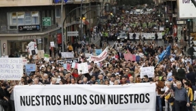 Thousands march in Spain to challenge diversity lessons in schools