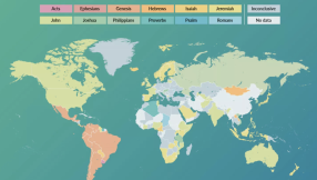 John 3:16 is the world's most popular Bible verse, according to digital survey