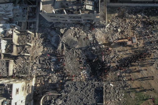 Civil Defence Teams in Gaza