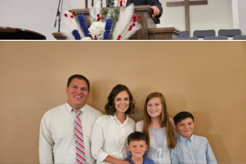 Pastor Josh Sullivan with his family (Photo: Fellowship Baptist Church)