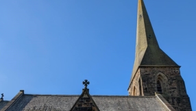 Church rededicated to God after apparent atheist hate crime attack