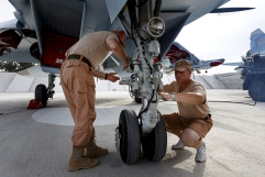 Harsh Syrian desert conditions hamper Russian air operation, says US official