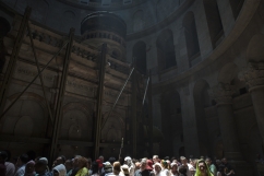 Work starts on restoration of the Tomb of Jesus