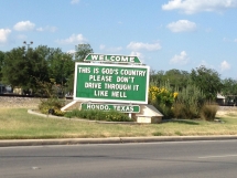 Atheists want Texas town to remove \'God\'s Country\' sign but mayor standing firm