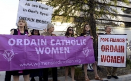 Pope Francis takes step towards ordination of women in the Catholic Church