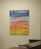 Atheists want Ten Commandments painting removed from Kentucky county clerk office